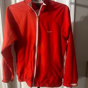 Vintage 90s Nike Red Windbreaker Jacket